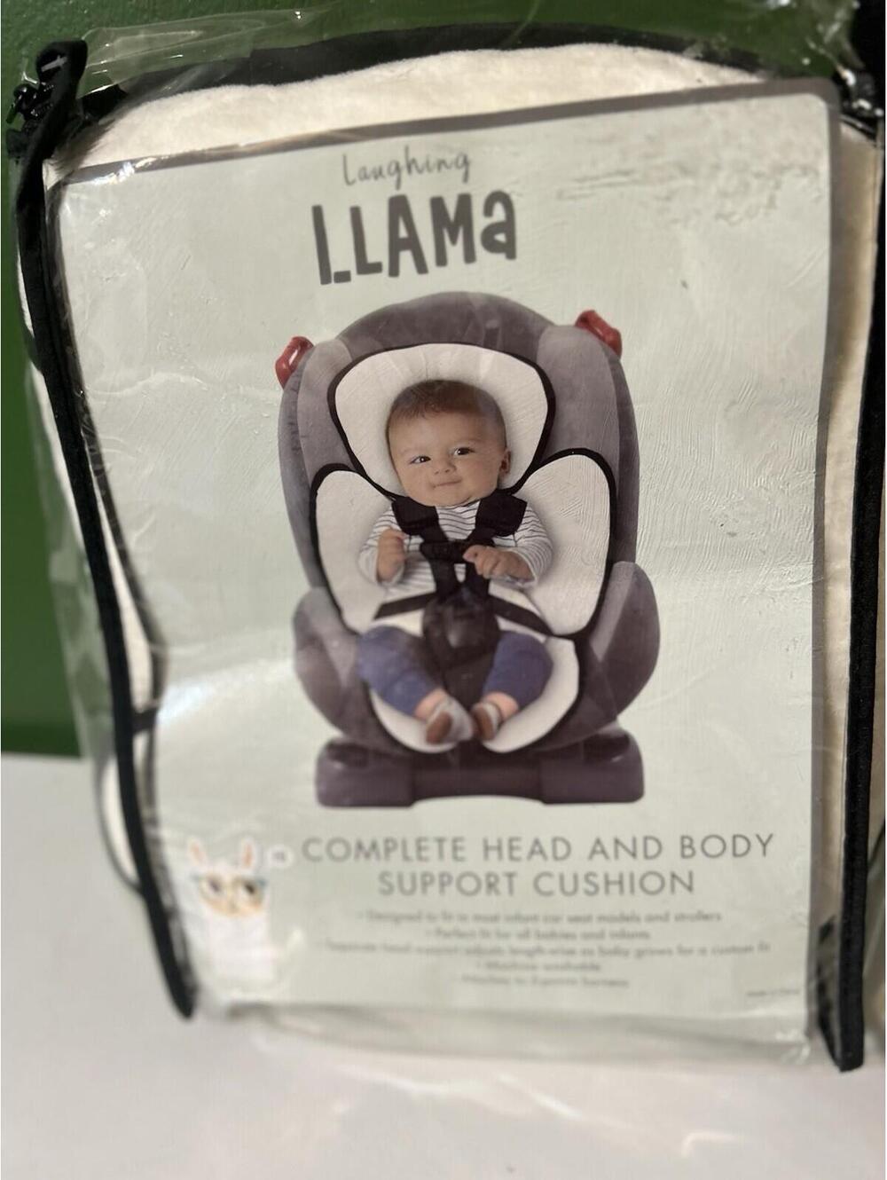 Laughing Llama Complete Head and Body Support Cushion for Infant Car Seat